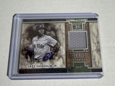 2025 Topps Museum Jazz Chisholm Jr Meaningful Jersey Relic #66/99