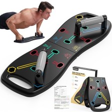 Portable Push Up Board Foldable Multifunctional 20 In 1 Home Gym Handles