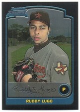 Ruddy Lugo 2003 Bowman Chrome #252  Rookie Card  Houston Astros  #2. rookie card picture
