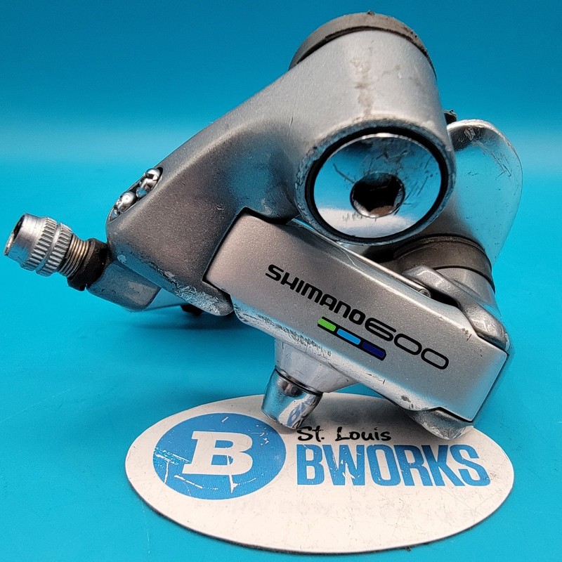 Vintage Shimano 600 Tricolor RD-6400 Rear Derailleur Short Cage Japan 7sp  l29