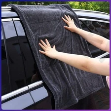 Microfiber Car Drying Towel 30x40cm 1200-1400gsm Edgeless Twisted Loop Detailing