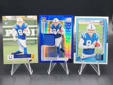 Tyler Warren Optic Blue Hyper Phenom Patch, Rated Rookie & Donruss Retro RC