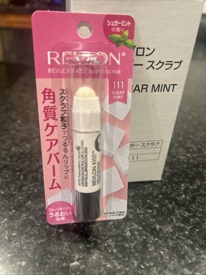 Revlon Kiss Lip Balm Scrub 111 Sugar Mint 2.6g From Japan