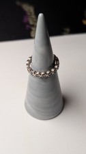 Genuine Sterling Silver Pandora CZ Ring | Size L 1/2 | S925 ALE Silver