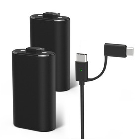 For Xbox One/One X/One S Elite Controller Battery Charging Station+2Battery