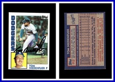 2017 Rediscover Buybacks Blue 1984 Topps Tom Niedenfuer Autographed Signed AUTO