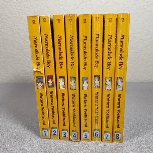 Lot Of 8 Marmalade Boy VOLUMES 1-8 Manga Books English Complete Series READ - Picture 3 of 10