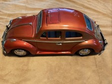 BANDAI VW VOLKSWAGEN BEETLE CAR TIN BATTERY TOY JAPAN VINTAGE