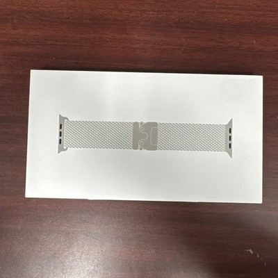Apple Watch 49mm Natural Titanium Milanese Loop M New Sealed MGHP4AM/A