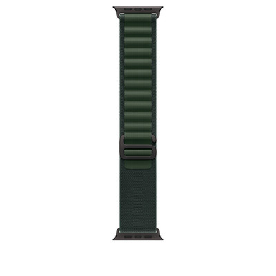 49mm Dark Green Alpine Loop - Medium - Black Titanium Finish