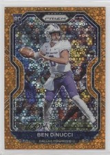 2020 Panini Prizm Rookie Orange Disco Prizm Ben DiNucci #337 0z9e
