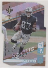 2019 Panini Donruss Elite Status Die-Cut 3/24 Jared Cook #81 pn1