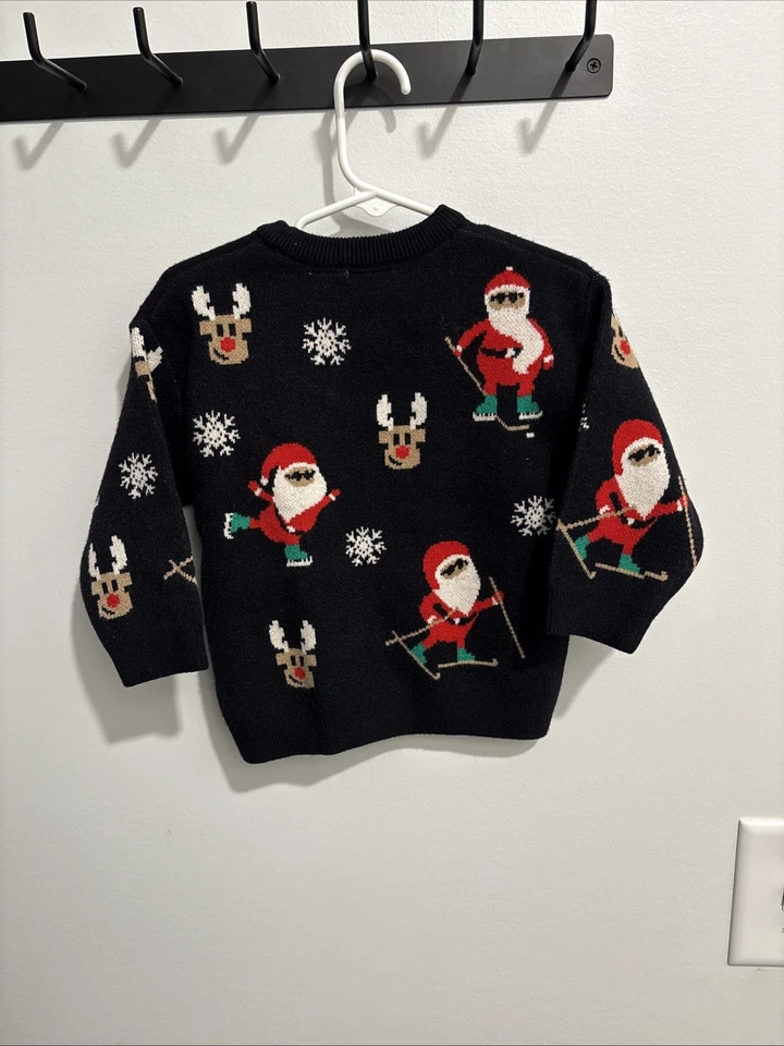 Suéter de Natal infantil Zara de 18 a 24 meses - Imagem 2 de 3