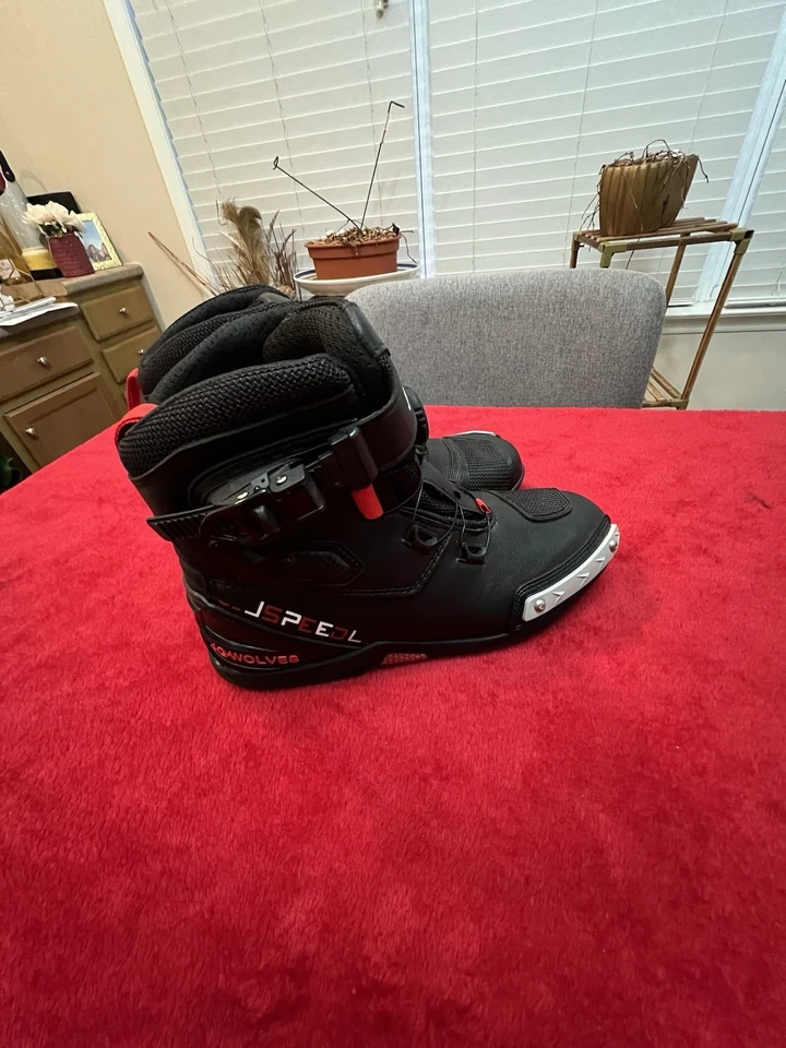 Hombres Aire Libre Ciclismo Motocicleta Zapatos Baja Transpirables Botas de Motocicleta Talla 8 Foto 2 de 4