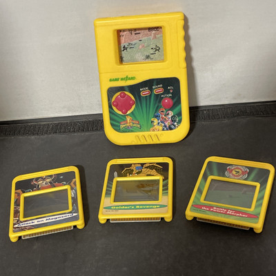 Power Rangers Game Wizard System w/3 Games Vintage 1994 Pre-Owned