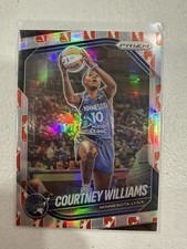 2025 Panini Prizm WNBA #69 Courtney Williams WNBA Logo Prizms