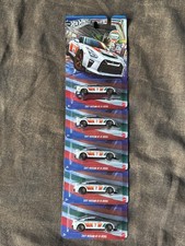 Lot of 5 Hot Wheels 7-Eleven Silver Series 2017 Nissan GT-R R35 1:64 Diecast