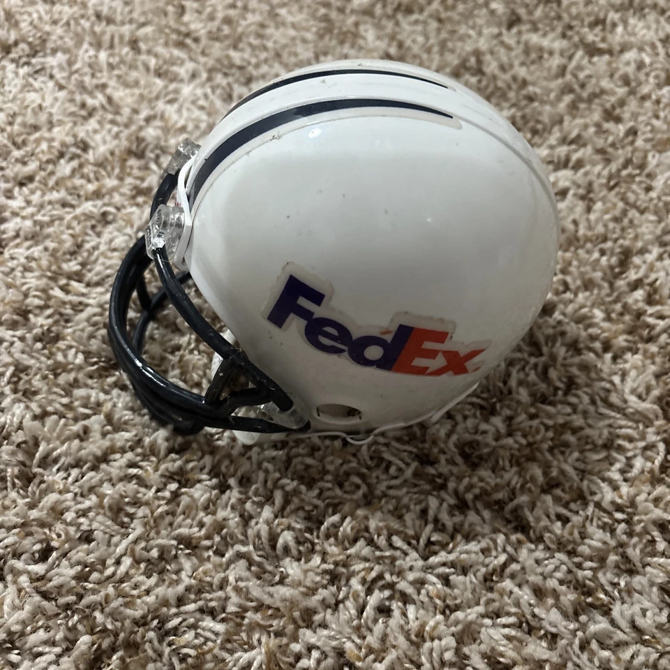 Mini casco de fútbol americano vintage 1995 Tennessee Titans NFL Riddell 3 5/8 Foto 3 de 4