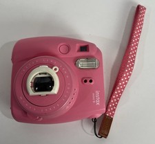 Fuji Instax Mini 9 Fujifilm Instant Film Camera Flamingo Pink- Powers on no film