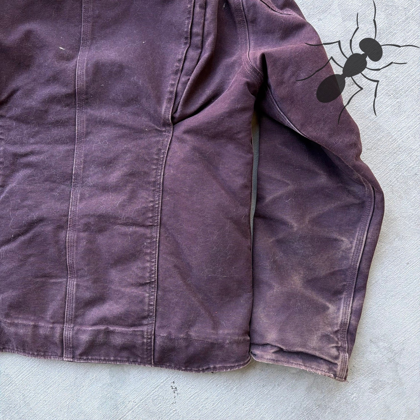 Carhartt WOMENS WJ141 DWN purple Sierra work wear jacket thumbnail 8