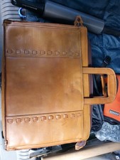 Brown Leather Attache Portfolio Case