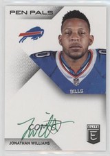 2016 Donruss Elite Pen Pals Green Ink Jonathan Williams #PP-JW Auto nd3
