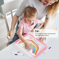 2026 LED Note Board with Colors, 13.7" x 10" rewritable Acrylic Message Board...