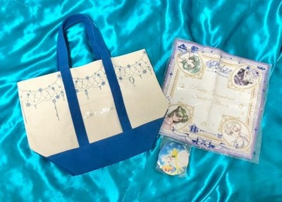 3er Set Sailor Moon x ITS  DEMO Tote Bag White/Blue Handtuch Mirror J17785