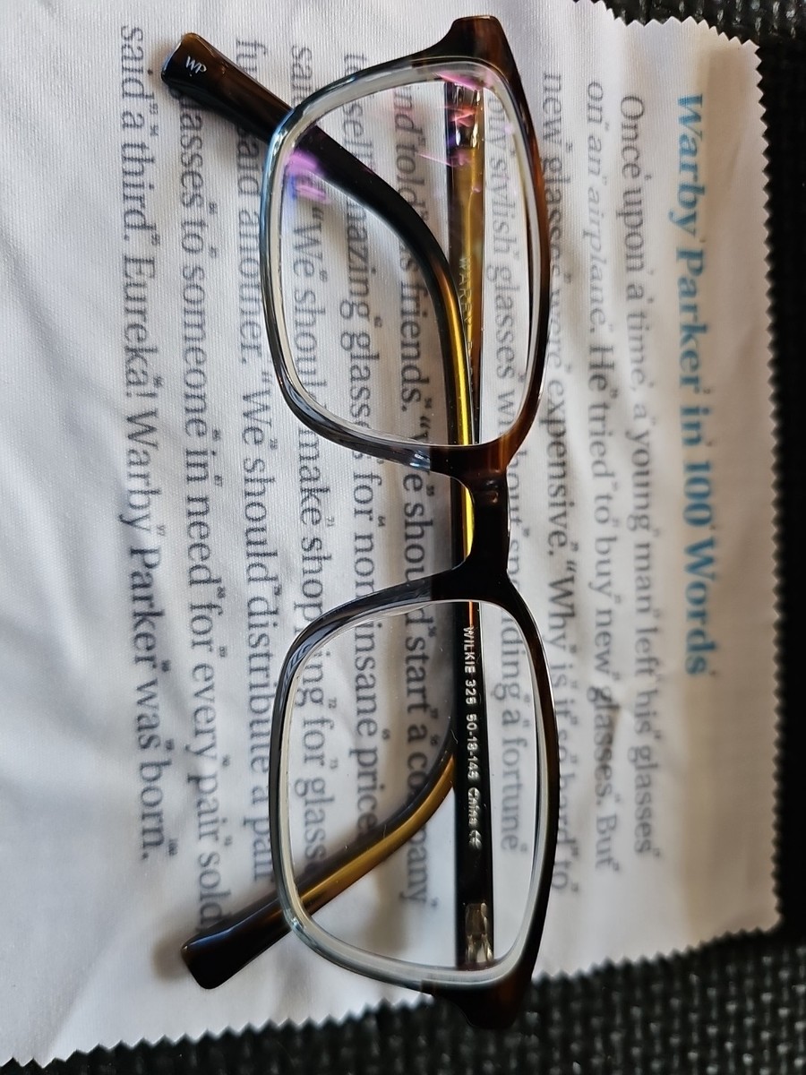 Warby Parker Wilkie M 325 Eastern Bluebird Fade Glasses Frame 50