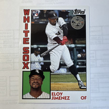 2019 Topps Update 1984 Topps Baseball Eloy Jimenez White Sox RC #84-9