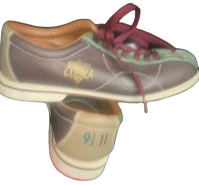 Bowling Shoes  Team Cobra TCR-3L Bowling Shoes Mens 9.5 Womens 11 Rentals Multi 