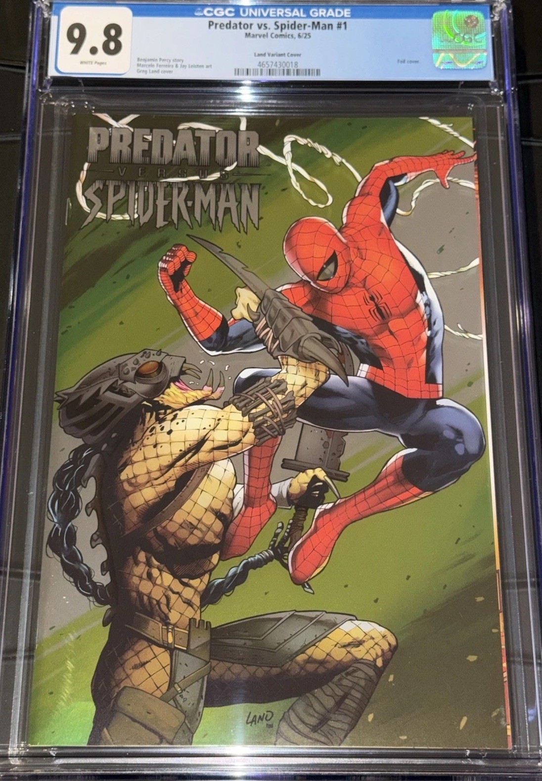 Predator Versus Spider-Man #1 (Virgin Edition) Value - GoCollect
