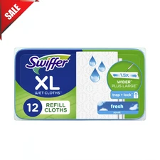 Swiffer Sweeper XL Wet Pad Refills, Open Window Fresh, 12 Ct