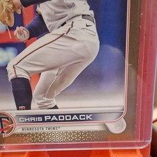 Topps Chris Paddack #US75 Minnesota Twins 2022 Update Series MLB Baseball Card