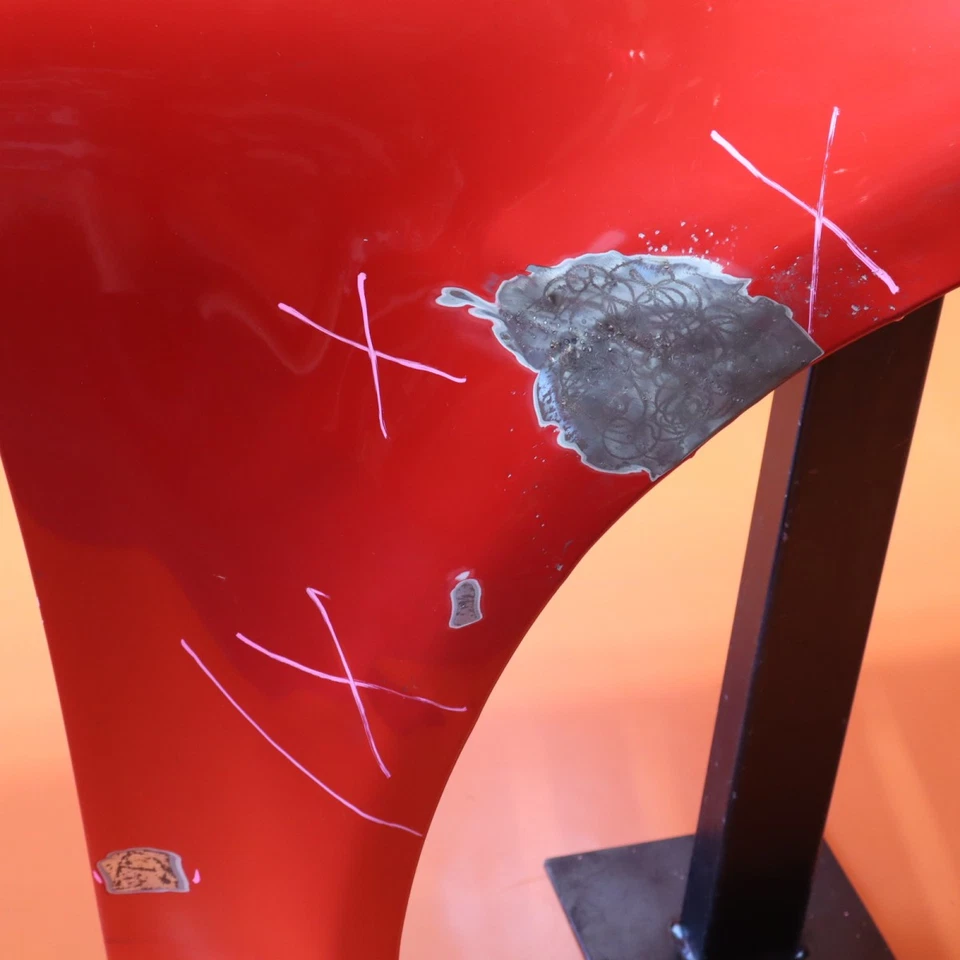 PORSCHE 911 930 TURBO SLANTNOSE FENDER RIGHT 1985 1986 1987 BADLY DAMAGED OEM - Image 4 of 4