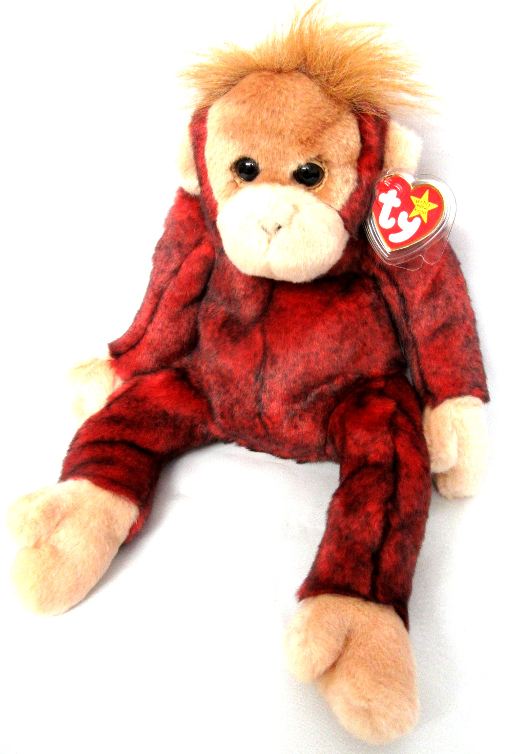 TY BEANIE BUDDY - SCHWEETHEART - ORANGUTAN - RETIRED WITH TAGS - MINT CONDITION
