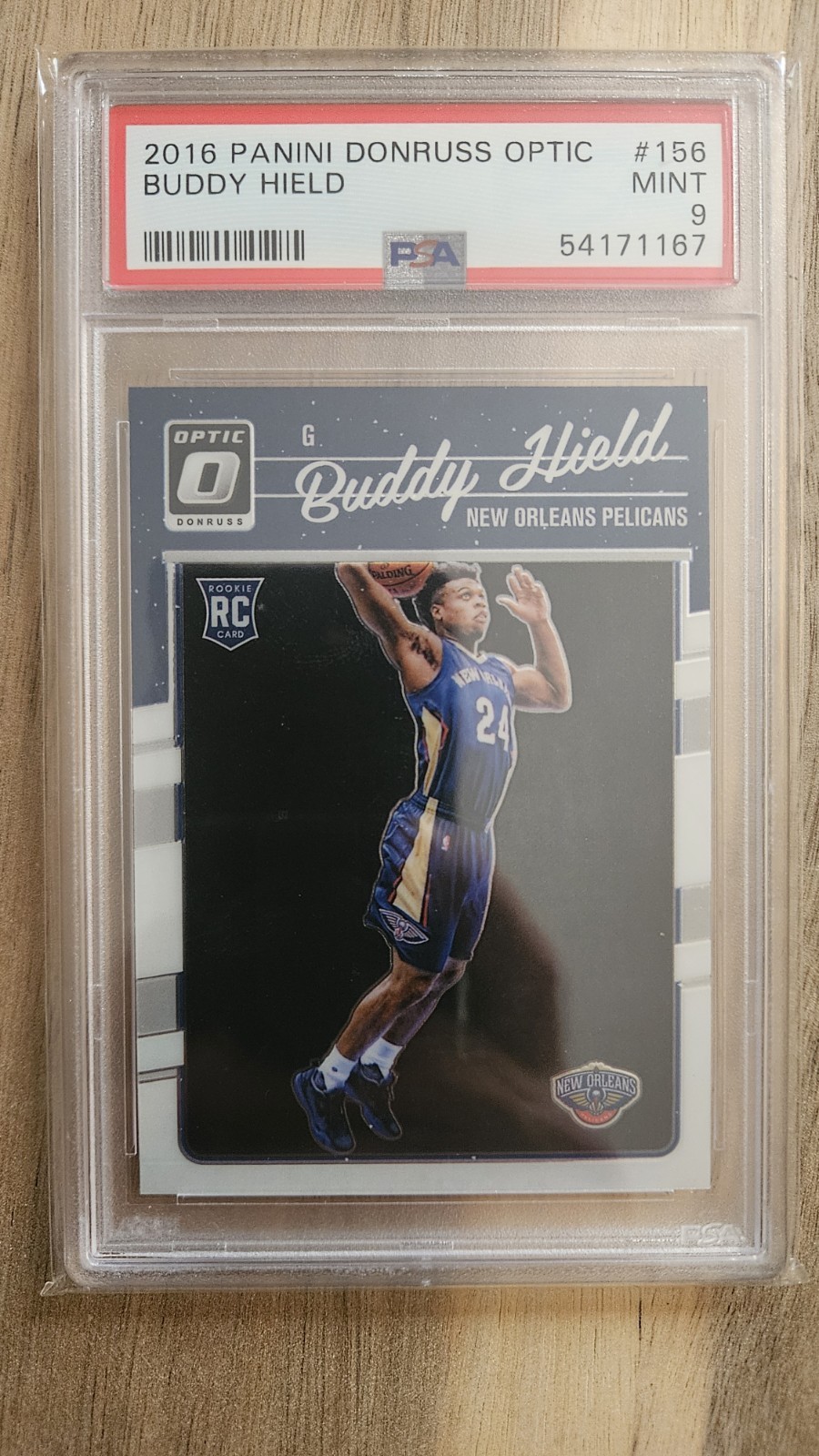 2016-17 Panini Donruss Optic Buddy Hield #156 Rookie Card RC PSA 9 MINT