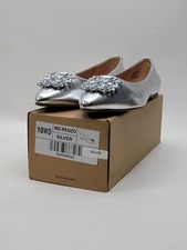 Journee Collection Women's Renzo Slip On Ballet Dress Flats, Silver Size 10WD