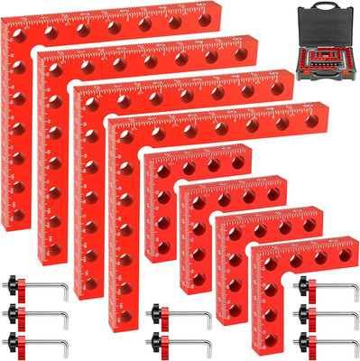 8 Pack Corner Clamp for Woodworking, 90 Degree Right Angle Clamp
