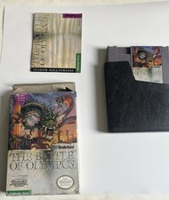 The Battle Of Olympus NES W/ Box And Manual
