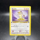 Pokemon Card Vintage Common Meowth 56/64 Jungle 1st Edition NM Near Mint -j