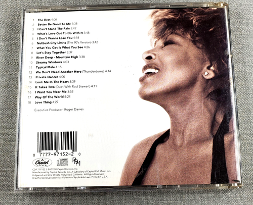 **TINA TURNER Simply the Best CD 1991 FREE SHIP!! - Picture 2 of 2
