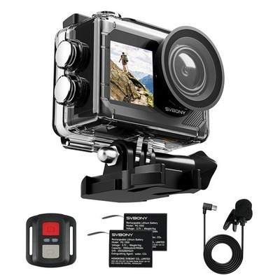 SVBONY SVGo2 Action Camera 4K/30fps IPX8 Waterproof for Sports Surfing