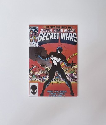 Secret Wars 8  Refrigerator Magnet 2'' by 3'' Marvel Comic Spiderman Black Suit