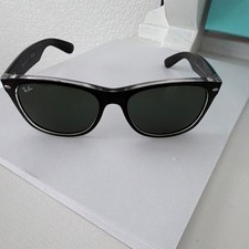 Ray Ban WAYFARER RB2132 6052/58 55-18 Black Clear Frames Only
