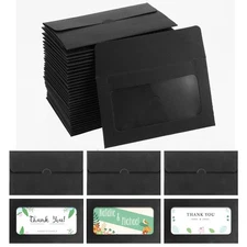 300 Packs Window Gift Card Envelopes Gift Sleeves Credit Size Business Invita...