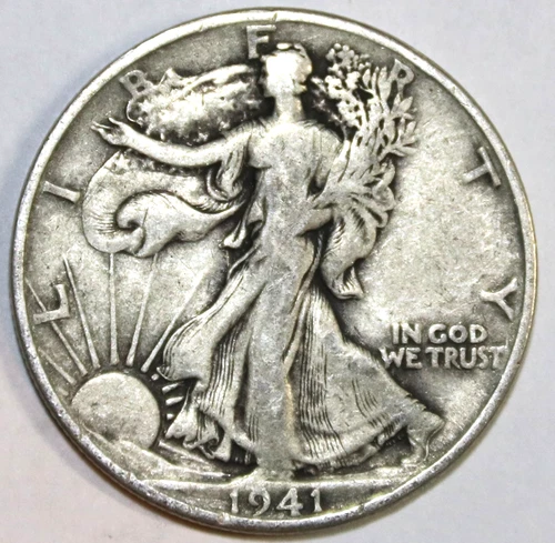 1941-D Walking Liberty Half Dollar - Very Fine - #1876EC