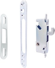 Sliding Patio Door Lock with 45 Degree Keyway, Adjustable Bolt Projection, round