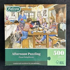 Falcon Afternoon Puzzling 500-Piece Jigsaw Puzzle Complete ~ VGC ~ FREE POSTAGE
