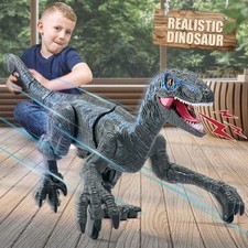 2.4G RC Toy Dinosaur Intelligent Animal Jurassic Remote Control Velociraptor Toy